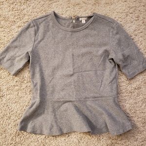 Grey Gap Medium peplum top